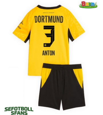 Borussia Dortmund Waldemar Anton #3 Hemmaställ Barn 2026-27 Kortärmad (+ Korta byxor)